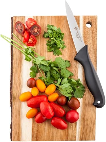 Restaurantware RWT0104 - Cuchillo de cocina para cocinero, acero alemán y negro, Pelar, na, NA