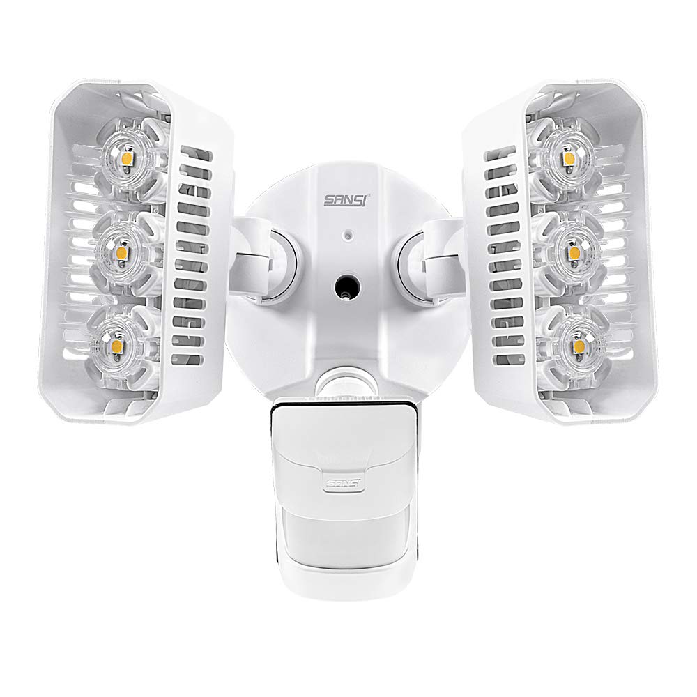 Snapklik.com : SANSI LED Outdoor Motion-Activated Security Lights, 27W ...