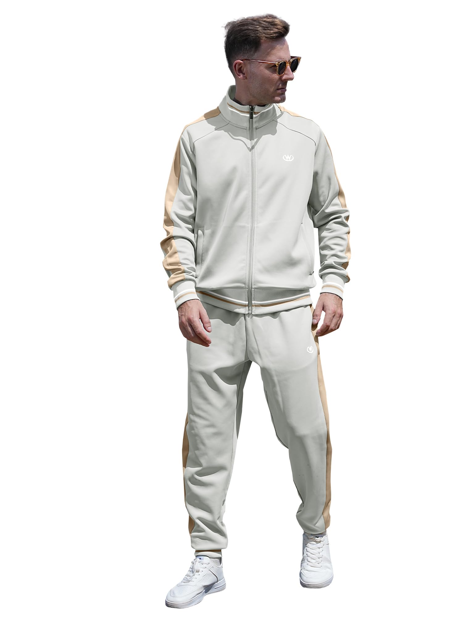 Survêtements décontractés à manches longues - Survêtements de jogging - Ensemble de survêtement - Vestes et pantalons - Tenue 2 pièces