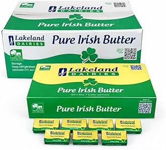 Lakeland Irish Butter Portions 4 x 150 Individual Foil Wrapped Portions from GREAT BRITISH TRADING LIMITED