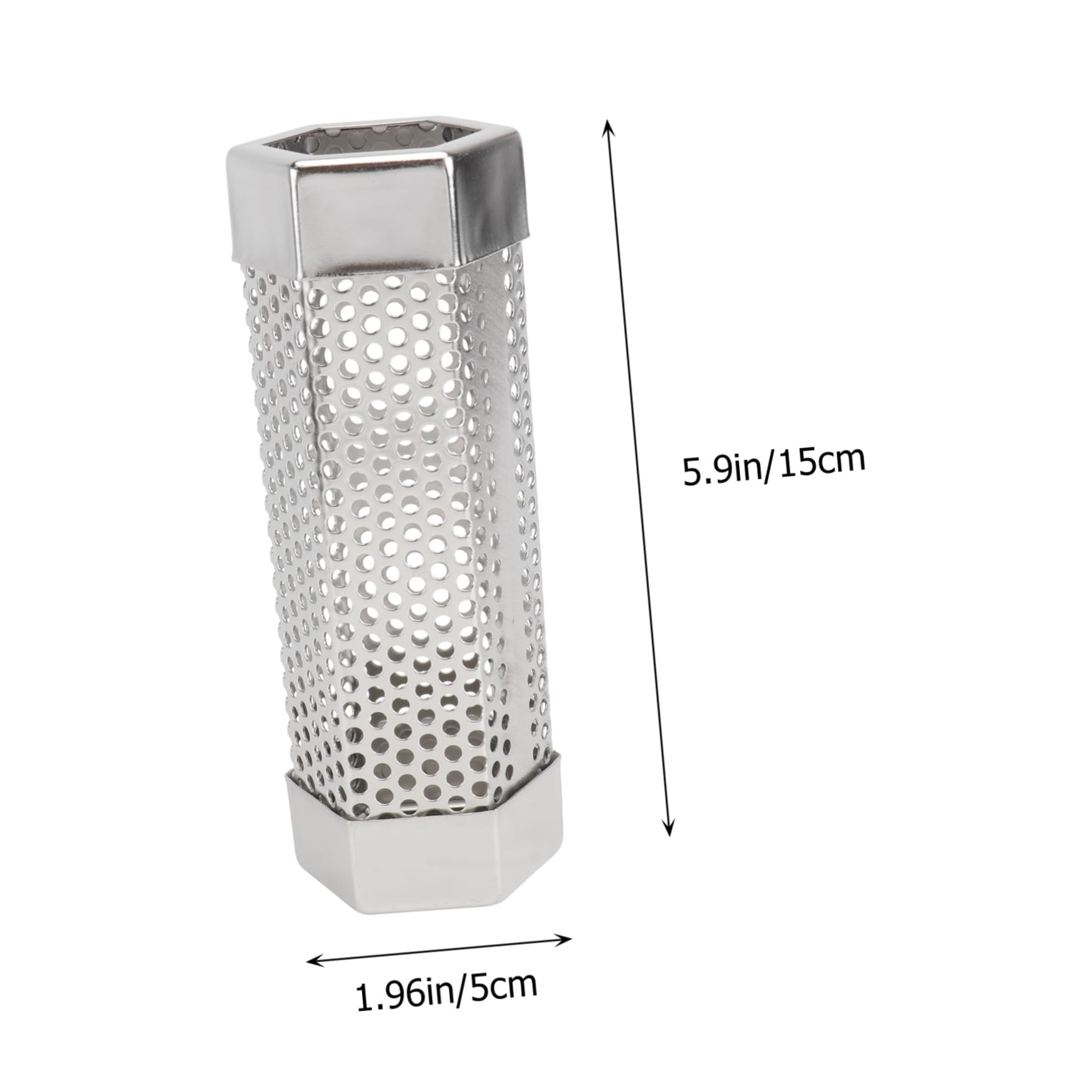 BESPORTBLE Sturdy Bbq Smoker Mesh Tube 304 Stainless Steel Grill Smoker Tube for Barbecue