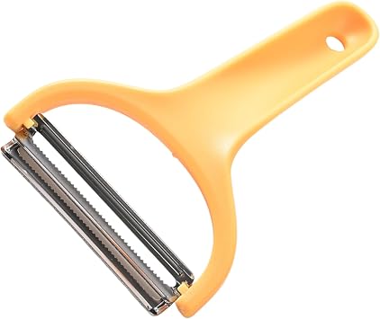 Vegetable Slicer Shredder - Curved Grip Vegetable Slicer, Cucumber and Carrot Chopper | Manual Vegetable Shredder, Curved Kitchen Cutter, Chef Vegetable Tool, Portable Grip Handle Shredder for Chef