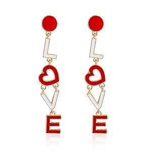 Amazon.com: 4Pairs Love Heart Shiny Crystal Beads Drop Amazon.com: 4Pairs Love Heart Shiny Crystal Beads Drop