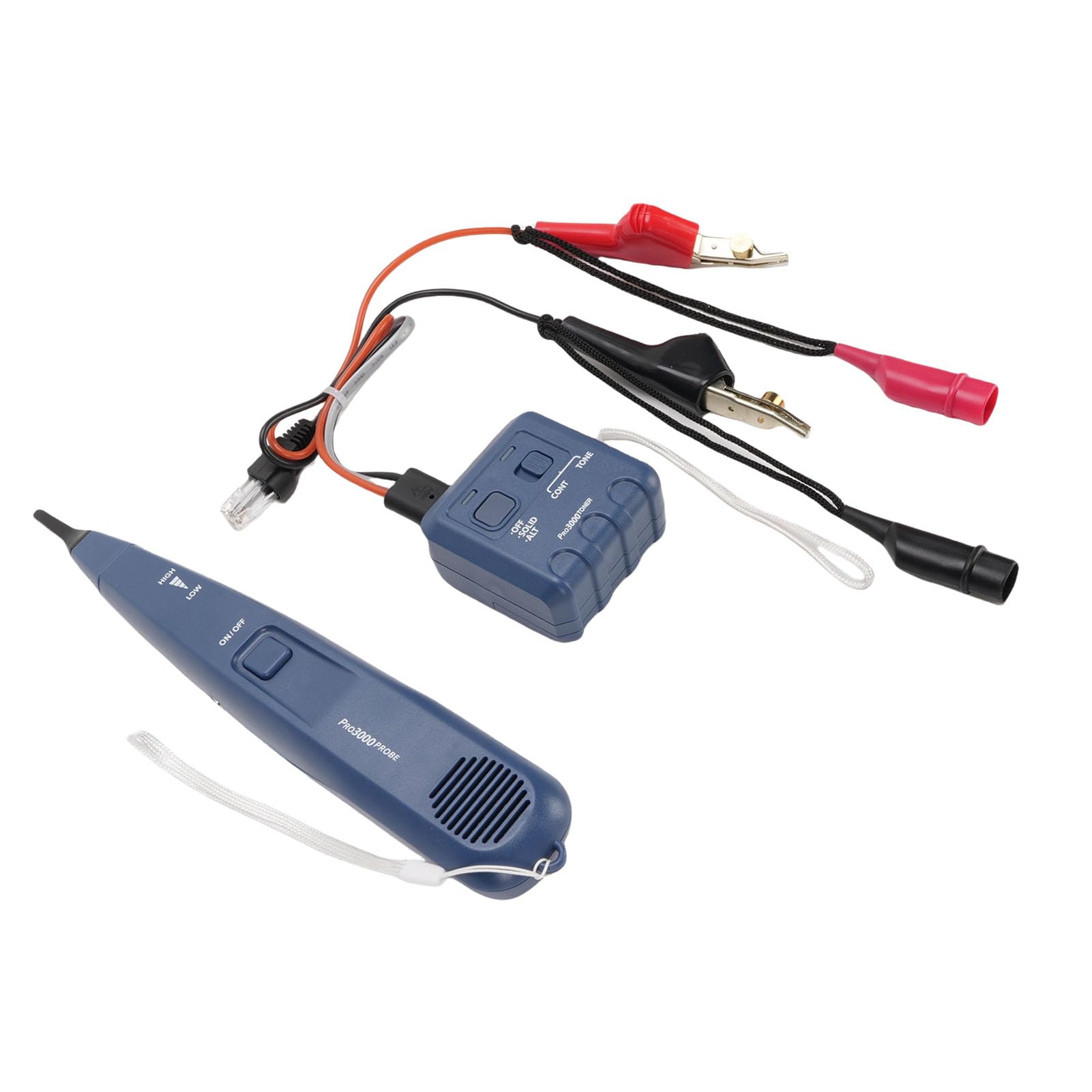Localizador de Cables Subterráneos Detector de Seguimiento de Cables de Alta Sensibilidad para Mantenimiento en de Seguridad de Internet de Datos Telefónicos, Construcción ABS