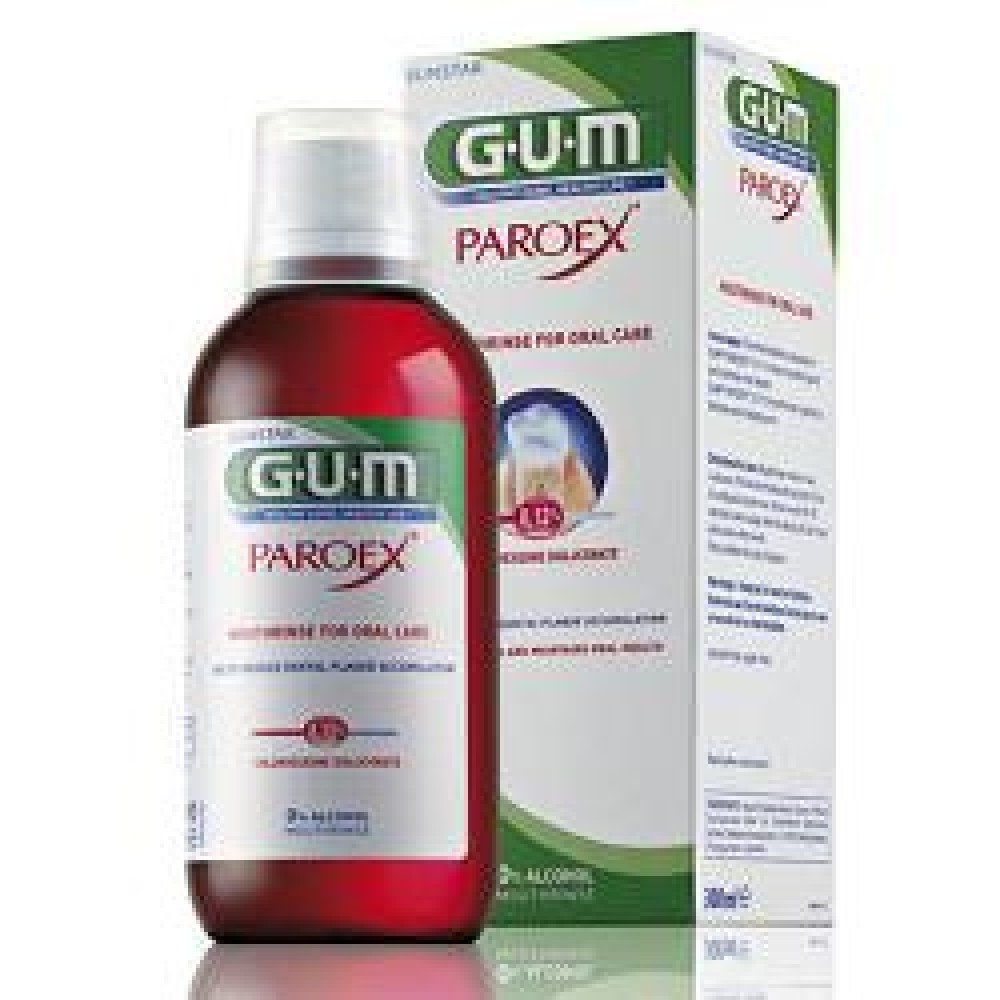 G.U.M Paroex Mundspülung 0,12% Chlorhexidin, alkoholfrei, 300 ml