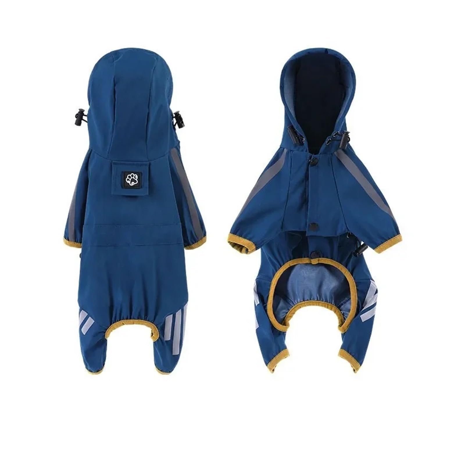Combinaison imperméable pour chien XL bleu - Veste réfléchissante anti-UV