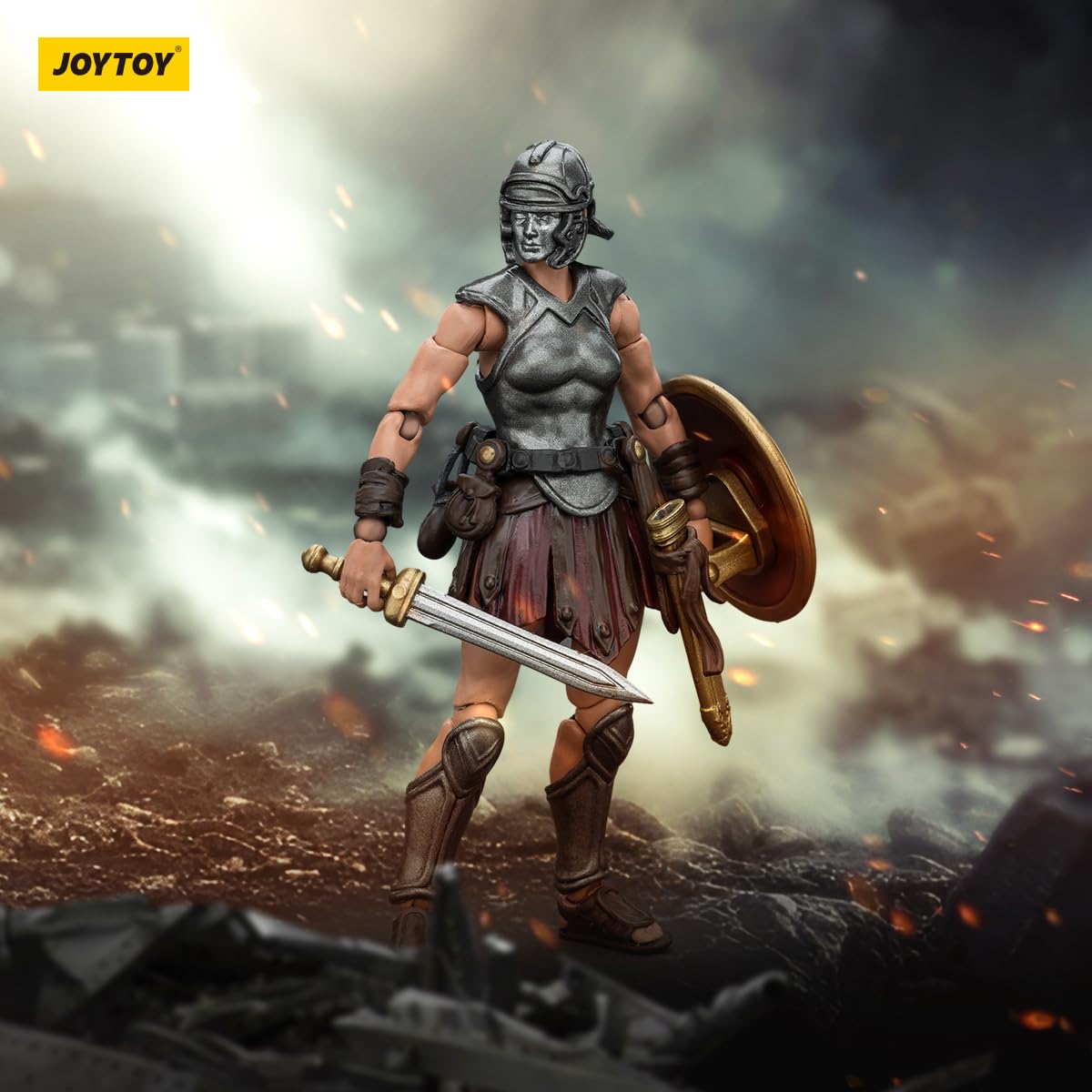 Amazon.co.jp: JOYTOY 1/18 闘争 ローマ共和国 軍団 軽歩兵 剣と盾