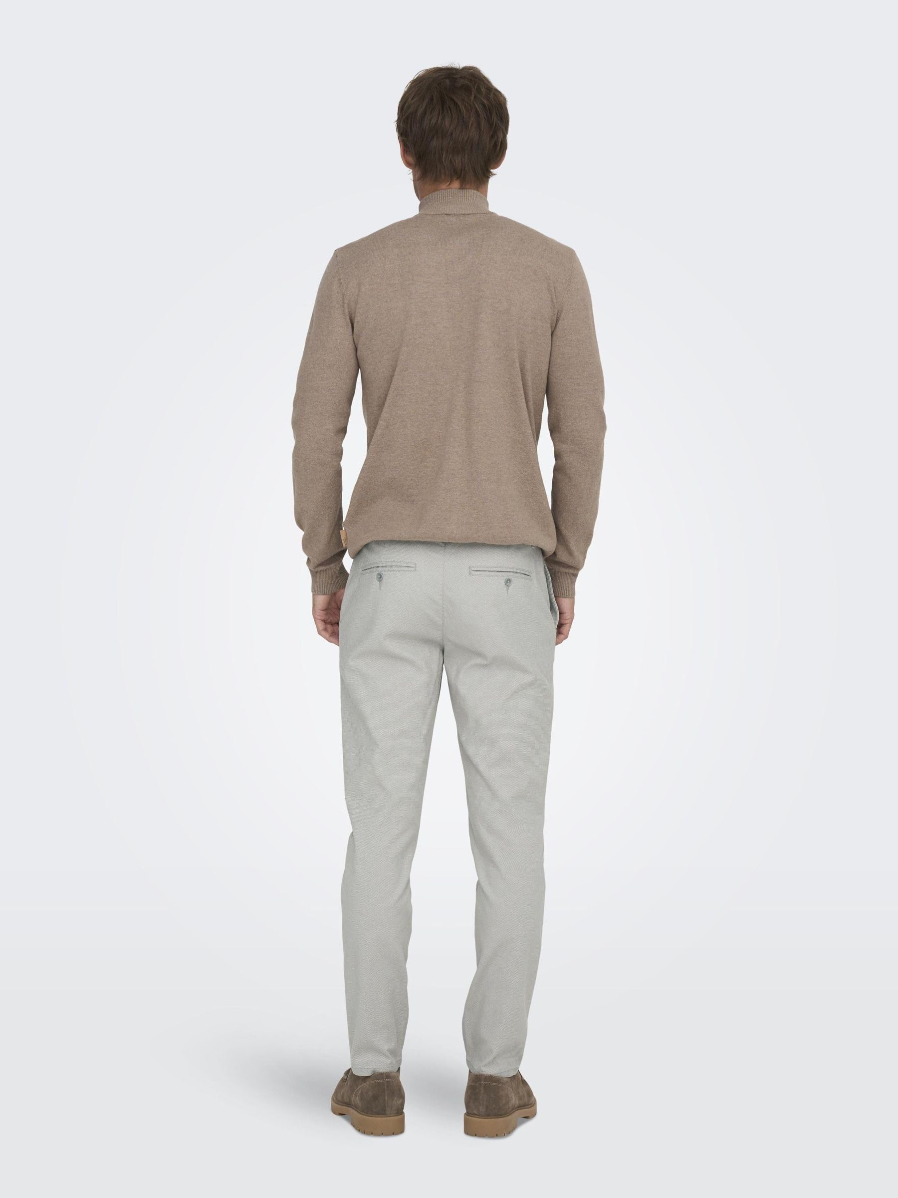 Only & Sons Herren Onsmark Pete Slim Dobby 0058 Pant Noos Hose – Bild 4