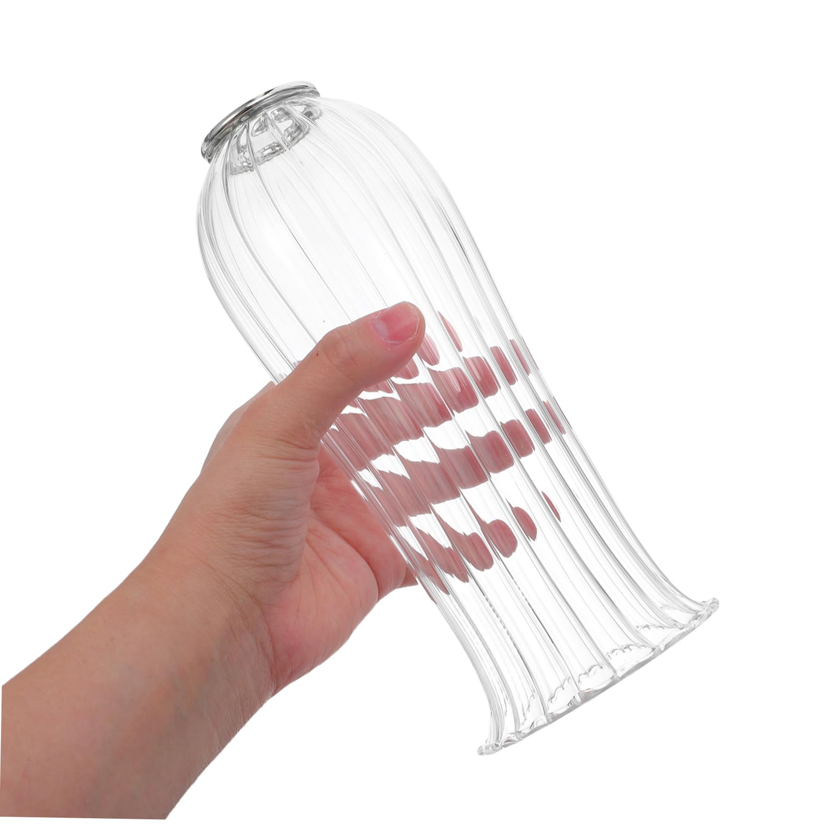 Alipis Lampada Paralume in Vetro Soffiato Trasparente Ricambio per Lampad Diffusore per Lampadari e Applique per Domestici e Decorazioni Festive