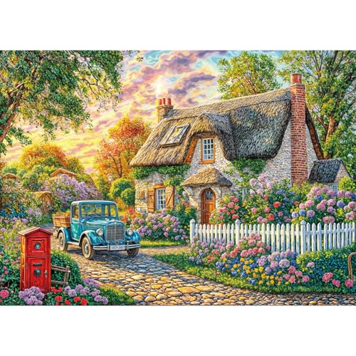 TangComplete Puzzle 1000 Pieces Adultes Puzzle Adulte 1000 Pièces Jeu D'Intelligence De l'art De La Décoration Moderne Jeu Cadeau Unique, Puzzles 1000...