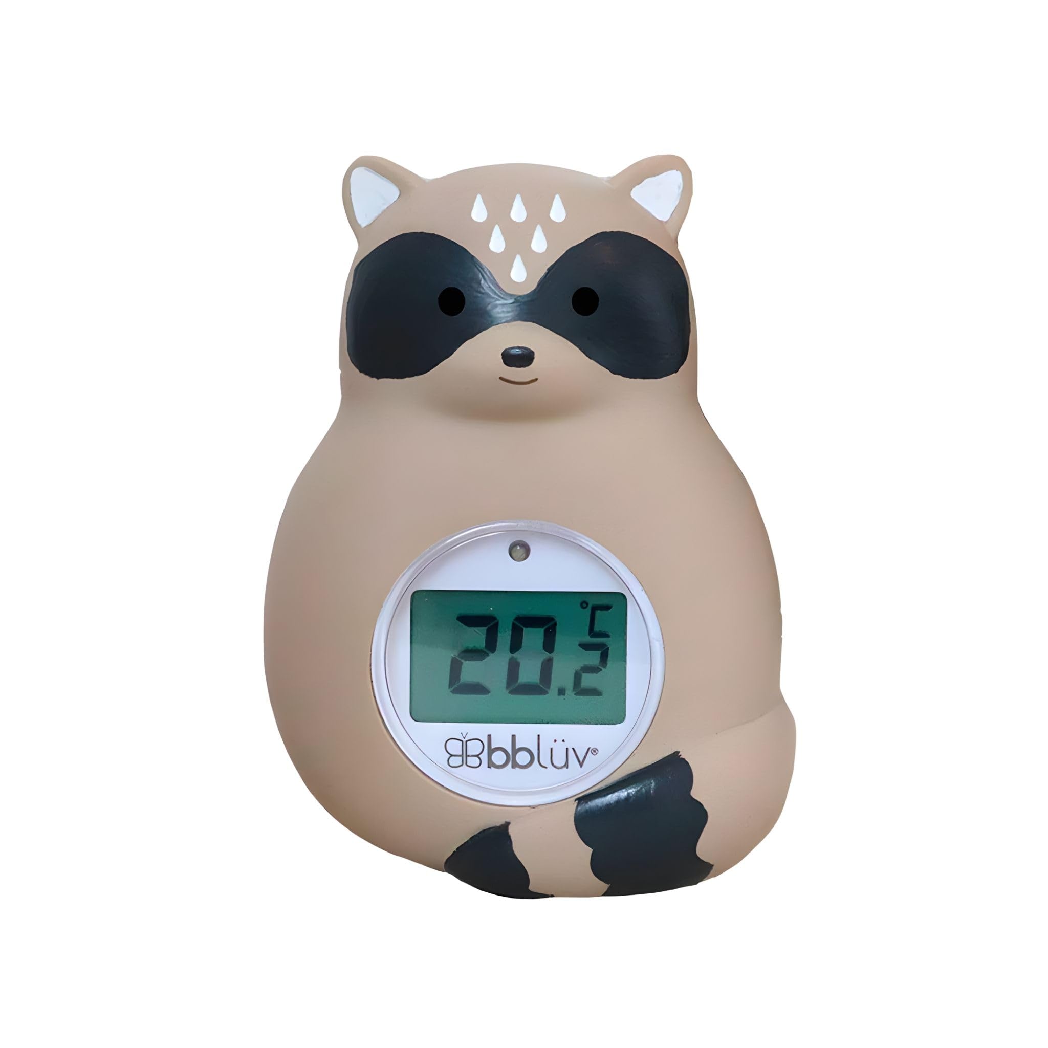bblüv Raku - 3-in-1 - Baby Bath Thermometer °C/°F - Floating Water & Room Thermometer - Infant Baby Bath Essentials