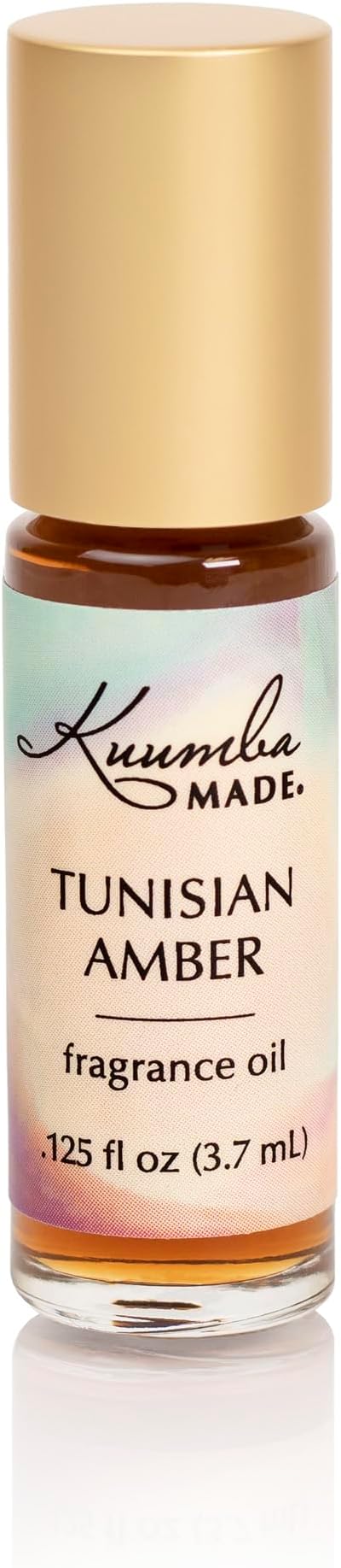 Tunisian Amber Fragrance Oil, Long-Lasting Small-Batch Perfume Roller, Vegan, Alcohol-Free, .125 Fl Oz