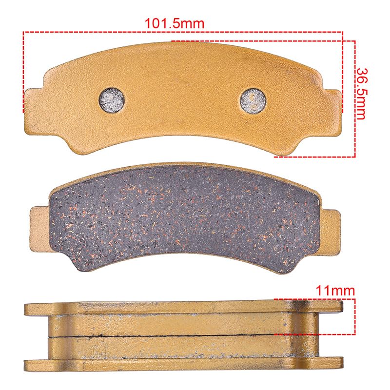 Plaquettes de frein avant pour c-force 600 2020 ZForce 950 UForce 1000