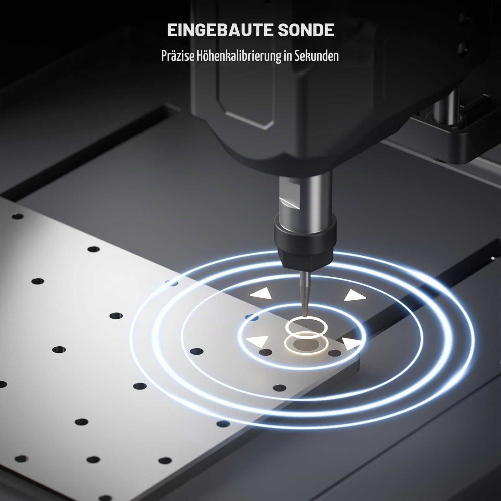 Genmitsu Cubiko CNC-Fräsmaschine mit T-Track Mini-Schraubstock-Set, intelligente Höhenkartenmessung zum Fräsen von Leiterplatten, geeignet für Weichmetall, Holz, WLAN- und APP-Unterstützung