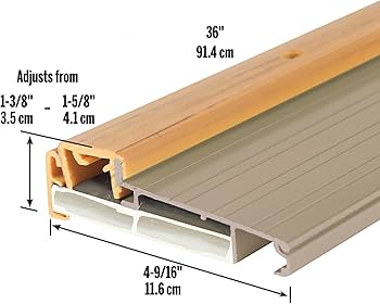 M-D Building Products 49008 4-9/16 in. x 1-3/8 in. x 36 in. Satin M-D Building Products 49008 4-9/16 in. x 1-3/8 in. x 36 in. Satin