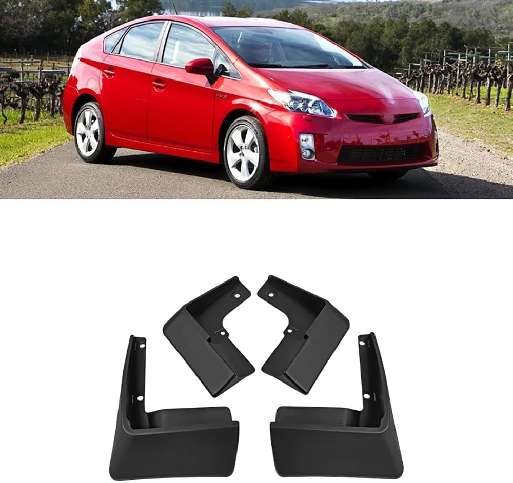 Bavettes de Voiture Prius 2010-2015 pour Rouler sous la Pluie