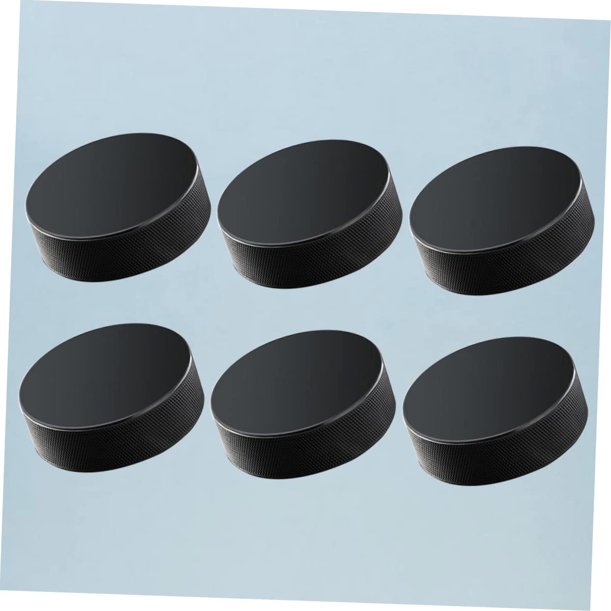 Yardwe 8 Pack Ice Hockey Balls High Hardness Size Sports Training Supplies for Pond Hockey or Indoor Rink