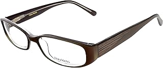 Vera Wang V 033 CS 51 Crimson Plastic Wood Inlaid Womens Optical Frame
