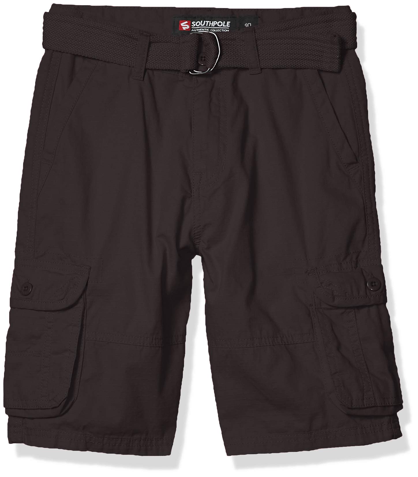 Southpole Boys' Belted Ripstop Basic Cargo Shorts