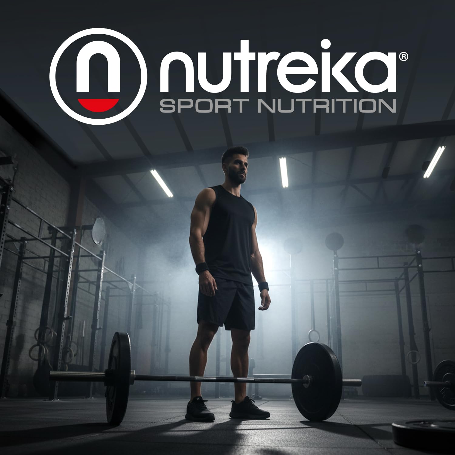 Nutreika Pre Workout Potente + Creatina Monoidrata Pura - 30 Dosi | Preworkout Forte in Polvere Concentrata 300g - Energia, Forza, Focus per Palestra, Clean Formula Made in Italy