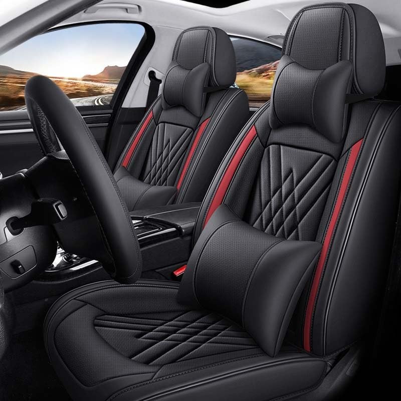 Couvre coussin housse siège voiture luxe en cuir PU pour VW Jetta GLI et Passat