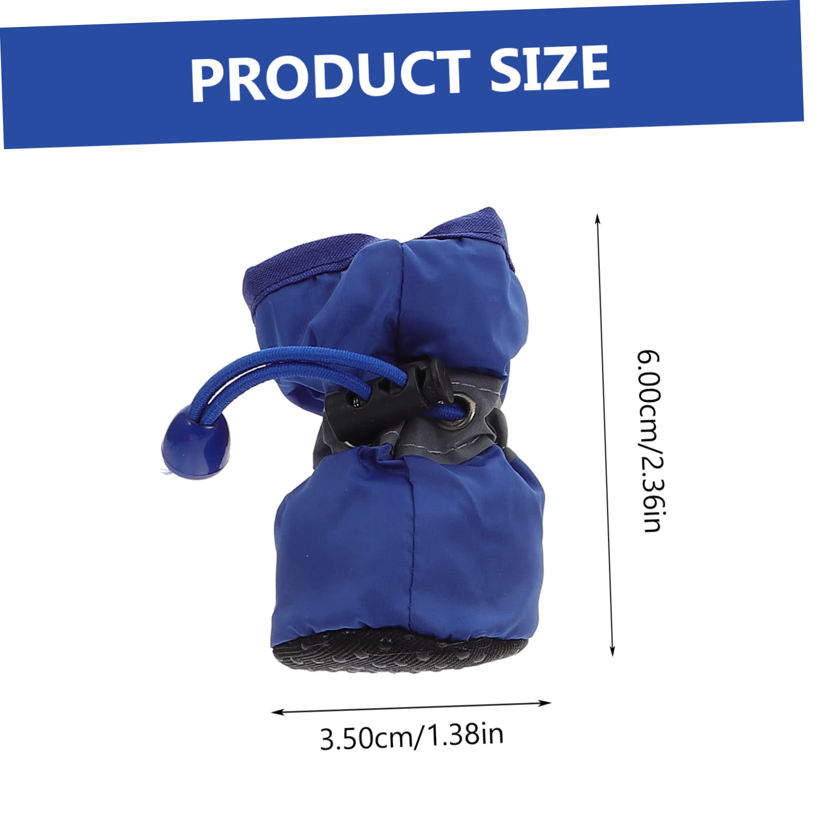 Dog Shoes for Large Small Medium Dogs,Anti-Slip,Reflective Strip Waterproof Dog Boots & Paw Protectors for Outdoor Walking Hot Pavement (Red, 1#(3XS))