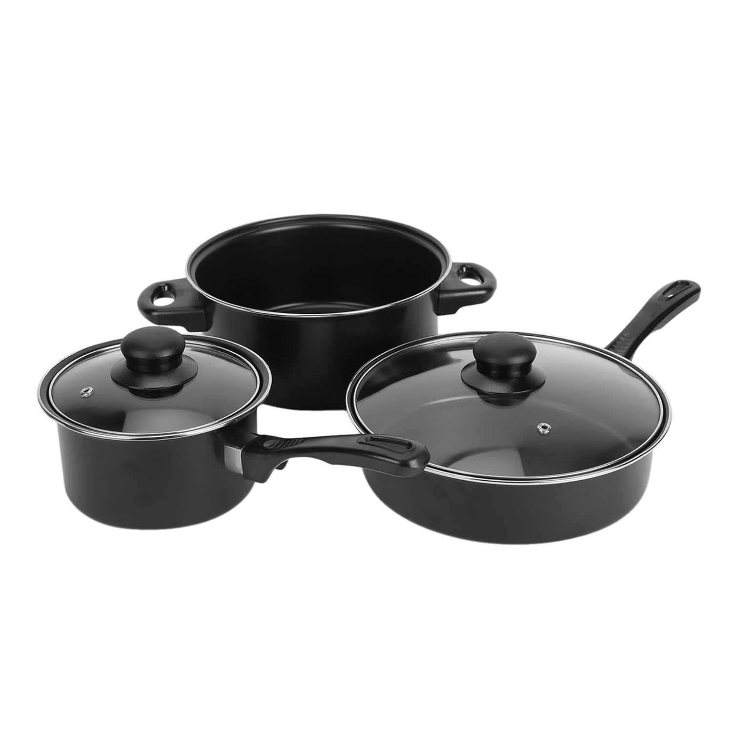 Buy Anko NonStick Carbon Steel Cook Set of 3 Xylan Coating