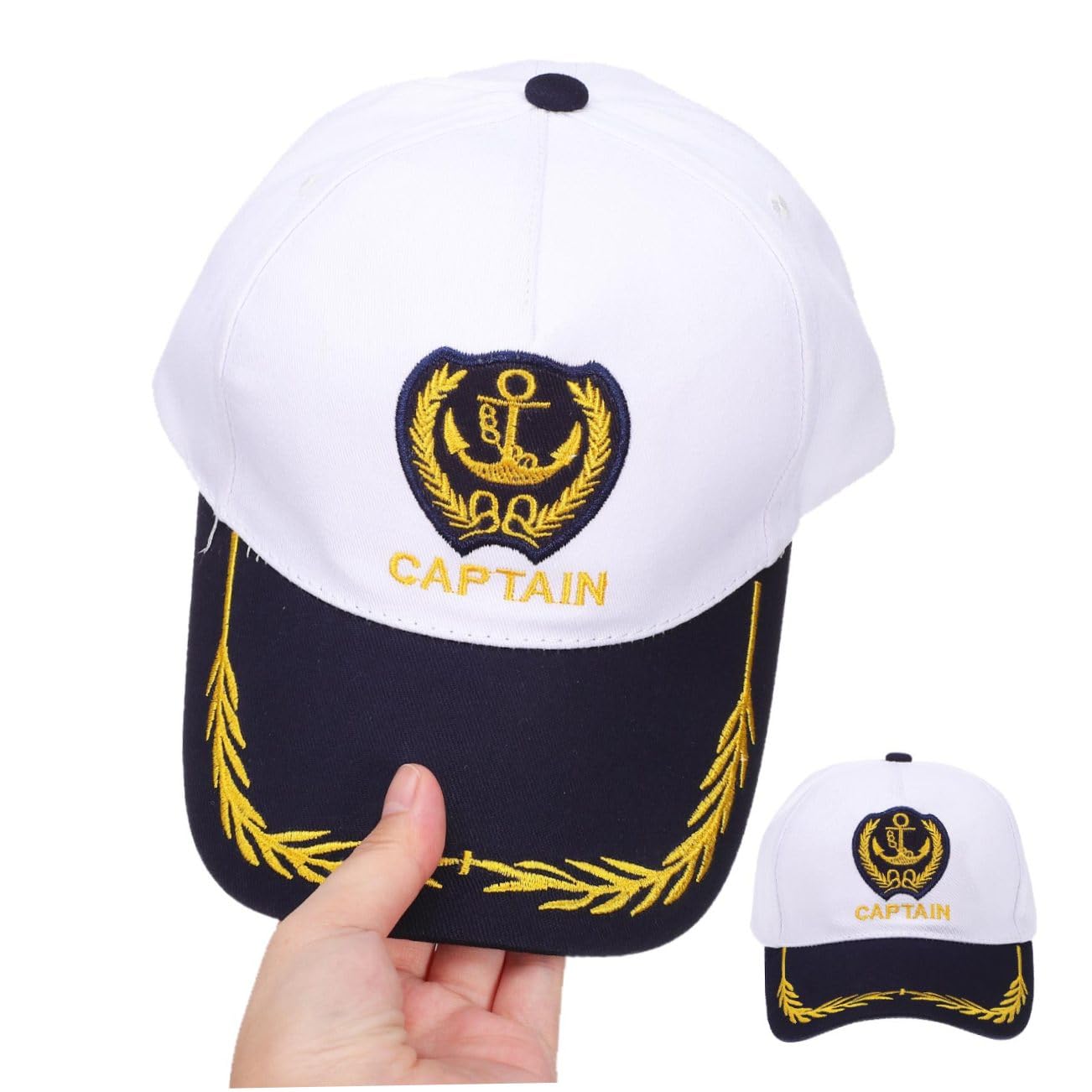 Hohopeti Cappello da Baseball Vintage Unisex in Cotone Traspirante e Compatto Stile Marinaio per Vacanze Estive e attività Sportive All'aperto