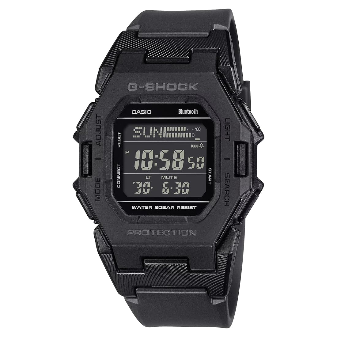 G-Shock GD-B500-1DR Bluetooth Digital Black Dial Men Watch Black Resin Strap (G1555)-image-8