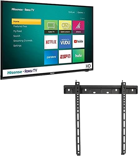 Hisense 43 pulgadas Clase H4030 Series Full HD Smart TV Modo de juego Tasa de movimiento DTS TruSurround Sonido compatible con Alexa y Google
