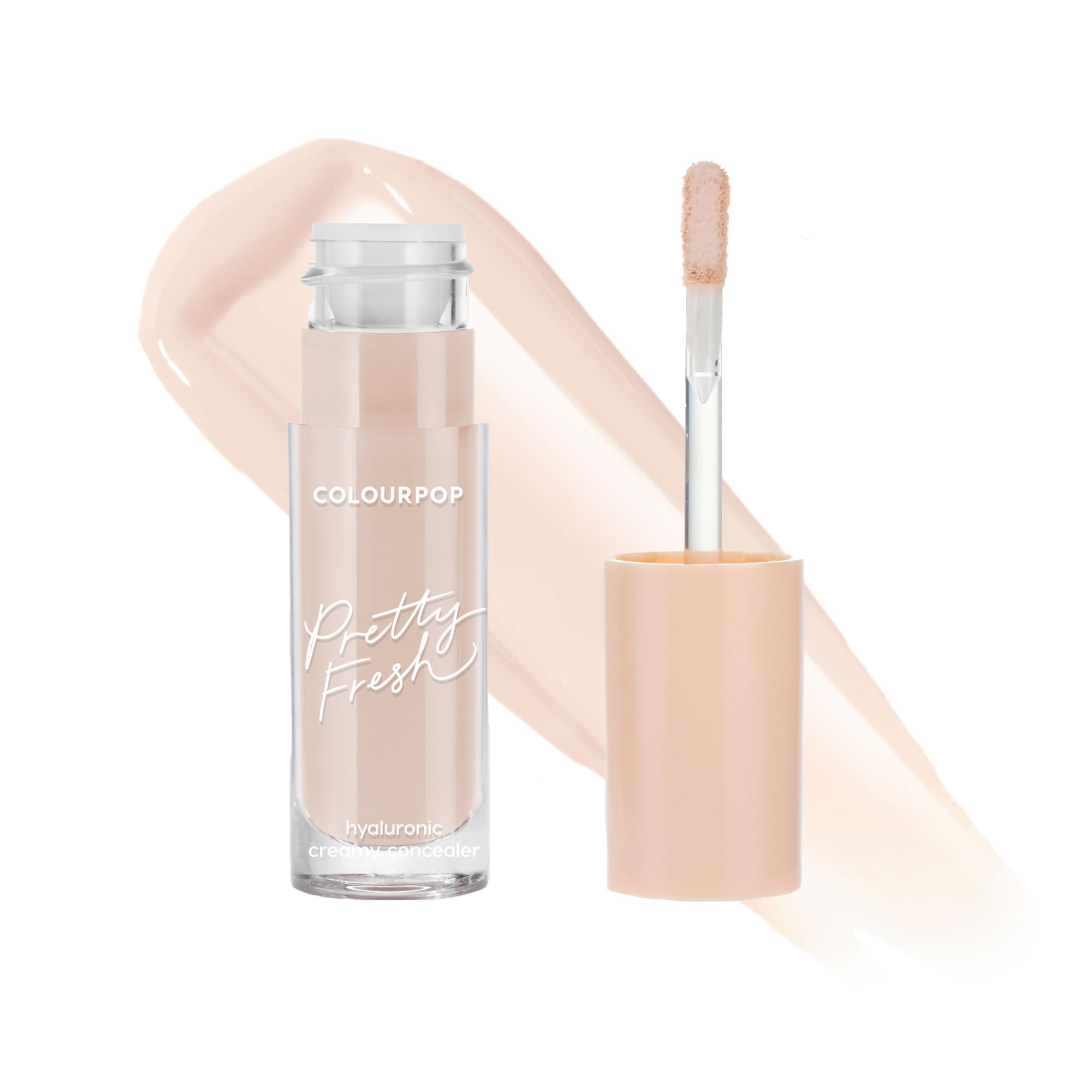 ColourPop Pretty Fresh Creamy Concealer - Full Coverage Concealer with a Natural Finish - Formulated with Hyaluronic Acid & Coconut Water for Instant Hydration - Fair 20N (0.3 oz) Fair - 20N