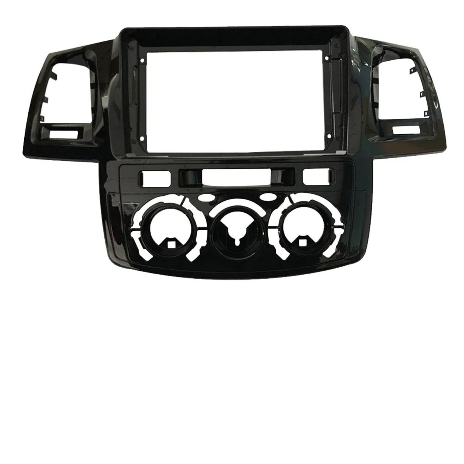 Radio Coche 9 Pulgadas Fascia Doble DIN Fascias Panel Tablero Estéreo Marco DVD para Kits En El para Toyota para Fortuner para Hilux 2005-2014 Marco Panel Radio Coche