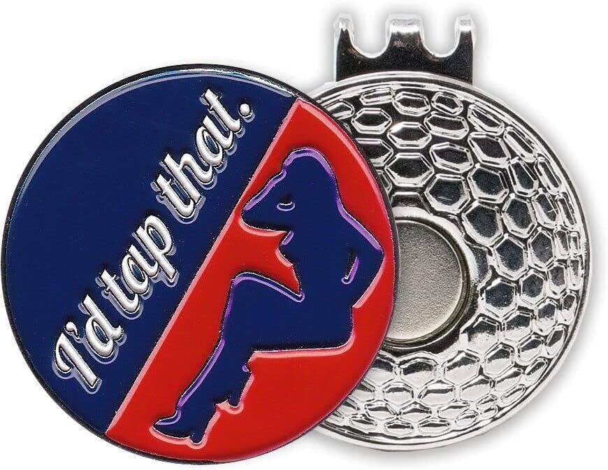 Vista 2 de DA VINCI Clip para sombrero de marcador de pelota de golf