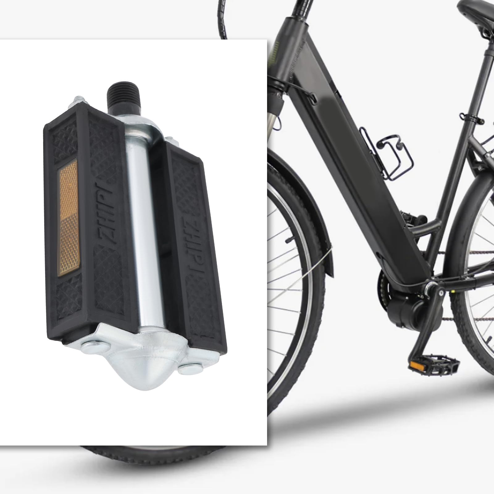 SHIMANO - Pédales de vélo PD-EF102 Noir avec réf