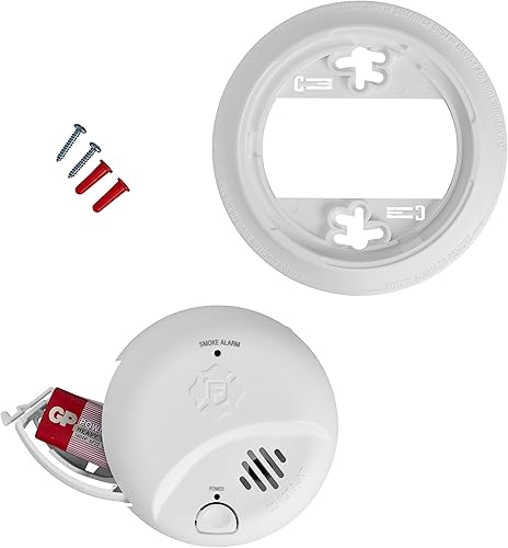 Miniatura 5 de First Alert BRK SMI100, alarma de humo a batería, paquete de 1