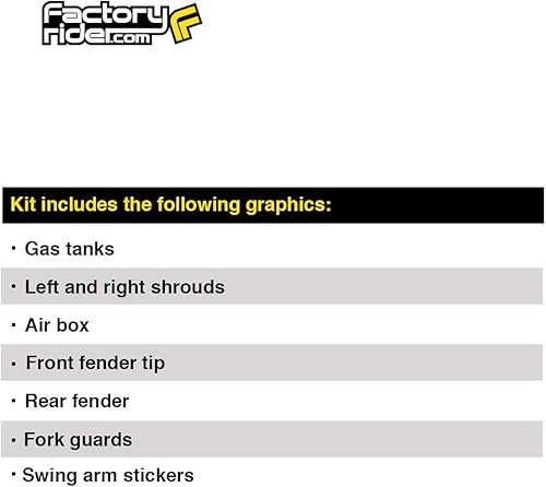 Miniatura 2 de Enjoy Mfg El kit de gráficos es compatible con el icono KTM SX-SXF 125-450 2013-2015 (solo kit)