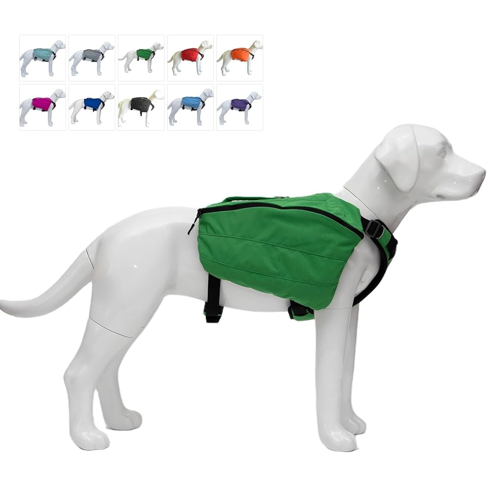 Large Dog Backpack, Outdoor Hound Saddle Bag Dog Pack With Side Pockets For Small Medium Large