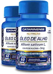 Kit 2 Óleo de Alho Catarinense 60 Cápsulas