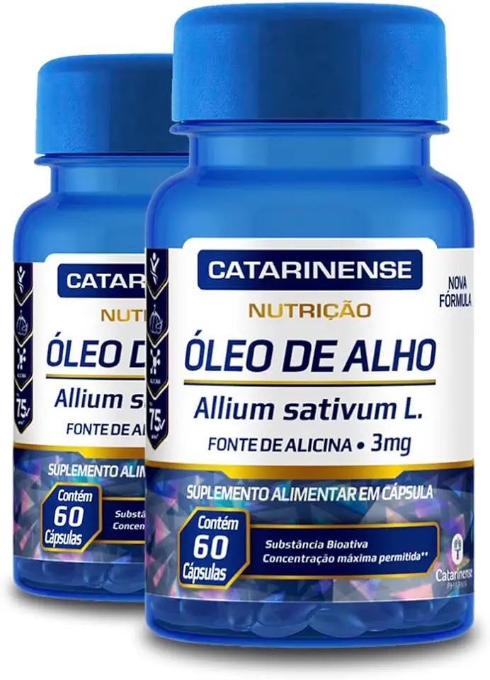 Kit 2 Óleo de Alho Catarinense 60 Cápsulas