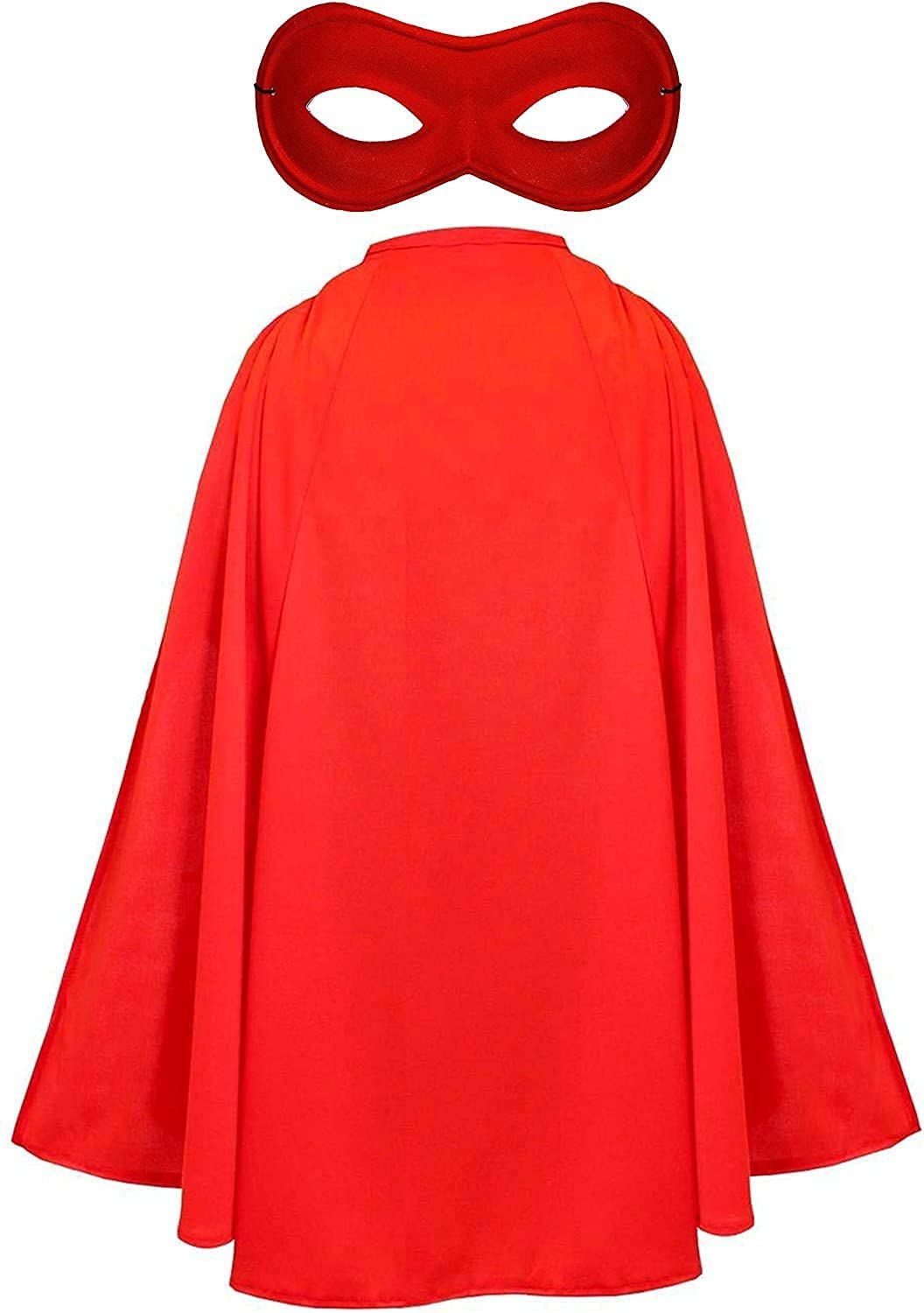 I LOVE FANCY DRESS LTD Capes et masques de super-héros pour adultes - Ensemble de déguisements de super-héros ou de méchants unisexes | Taille – Adultes | Couleur : Rouge