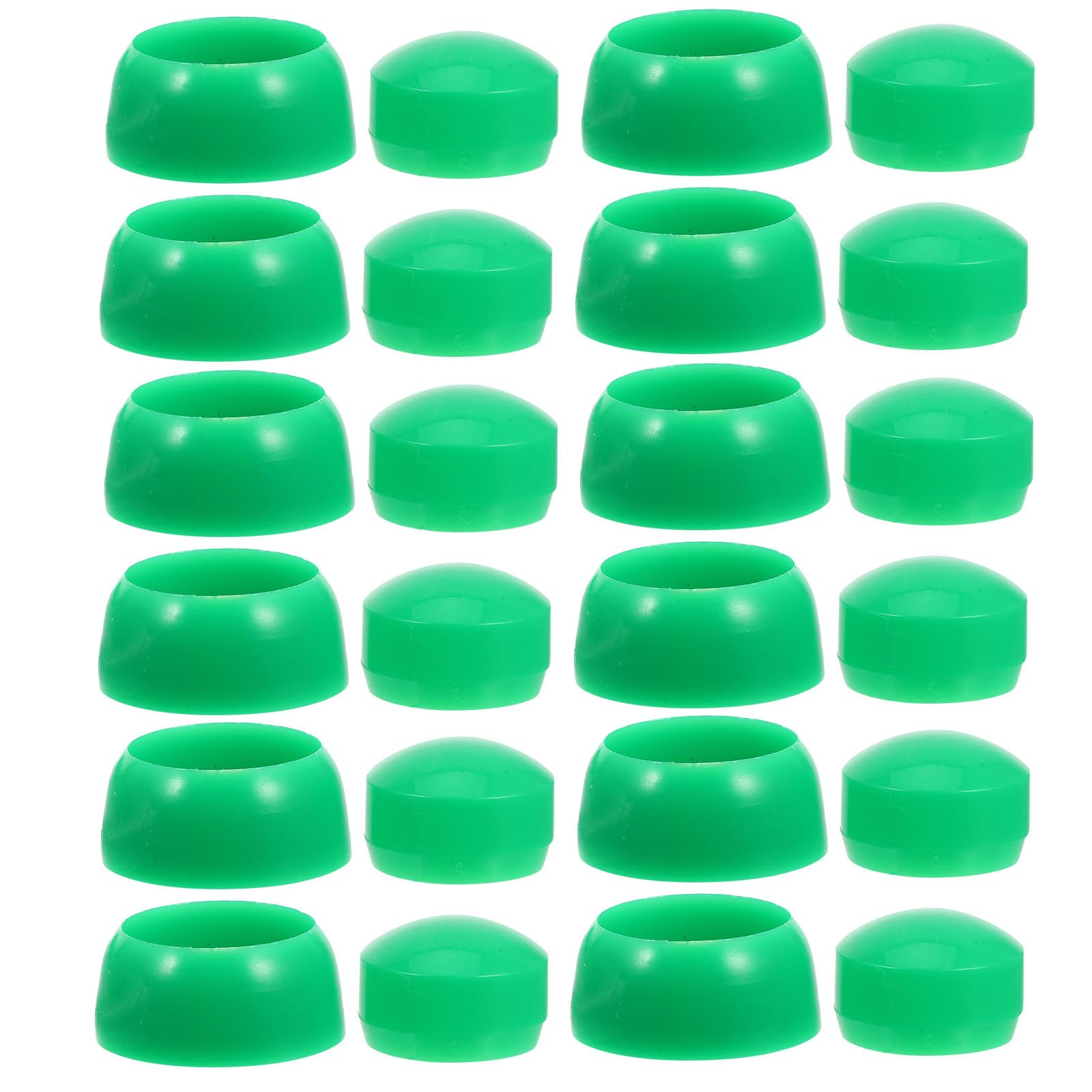 50 Tapones de Plástico M10 para Tuercas y Tornillos en Áreas de Juegos Infantiles, Protección Resistente Intemperie para Equipos de Parque y Seguridad