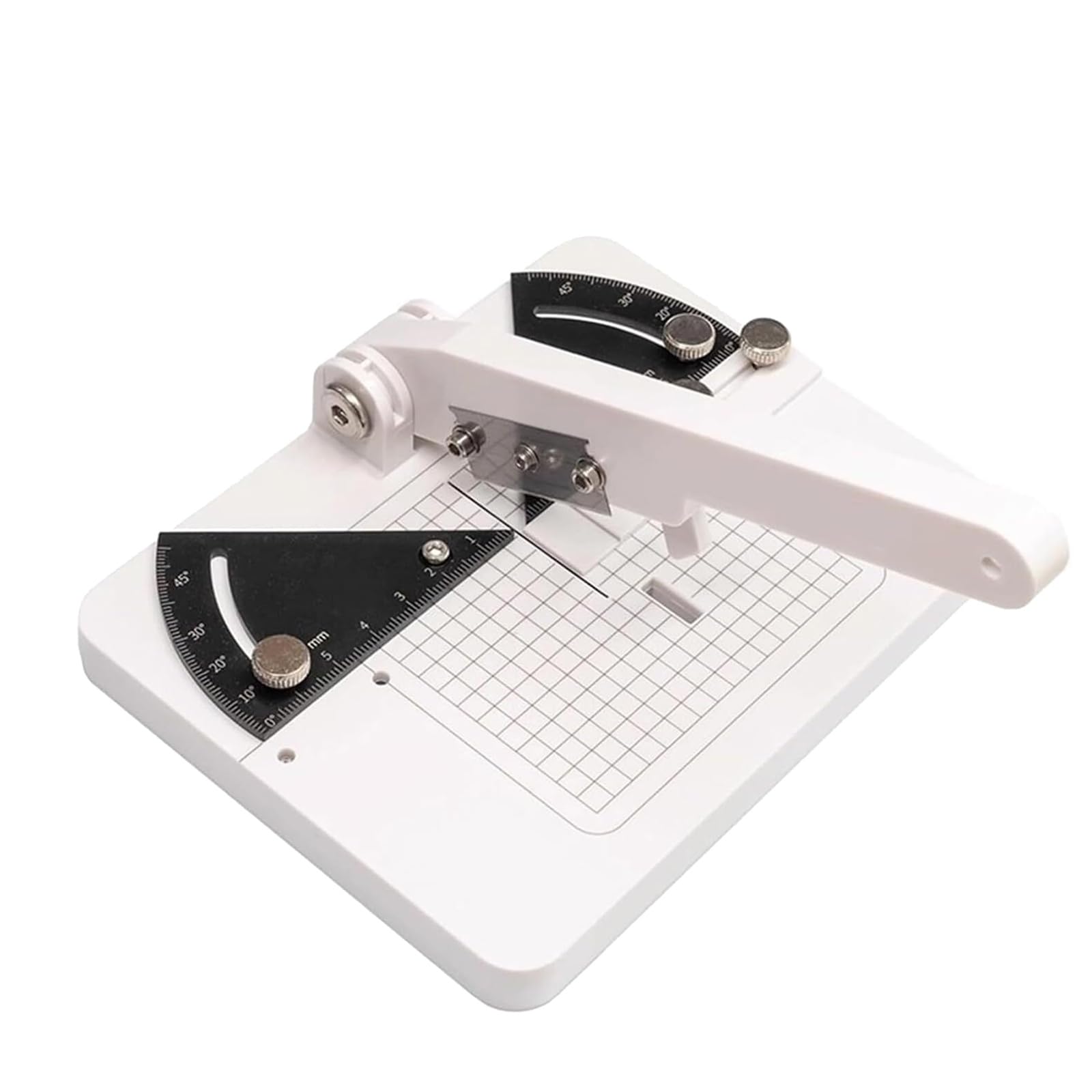 XCSCUK 45 Degree Manual Miter Cutting Station, Manual Model Angle Cutter,Blade Thickness 0.23MM, Wood Plastic Cutting Tool, for DIY Enthusiasts Model