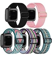Chinbersky 5 Stück Armband Kompatibel mit Fitbit Versa 2 Armband/Fitbit Versa Armband für Frauen ...