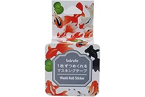 Bande Masking Roll Sticker Masking Tape Gold Fish for Scrapbooking DIY (BDA250)