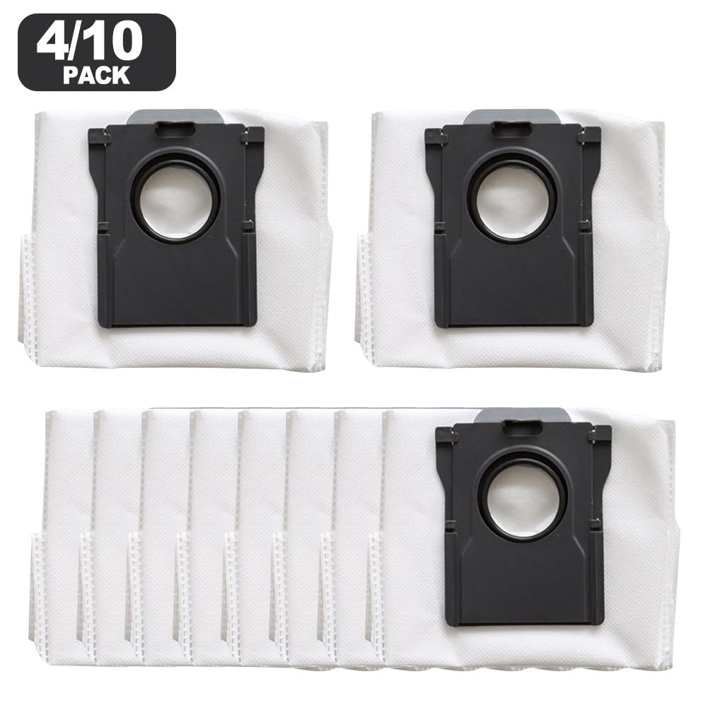 10 sacchetti per aspirapolvere Mova Z5/Z5 Pro/Z50 Ultra Dust Bag di ricambio per aspirapolvere per elettrodomestici, filtro pre-motore, kit di accessori per aspirapolvere robotico