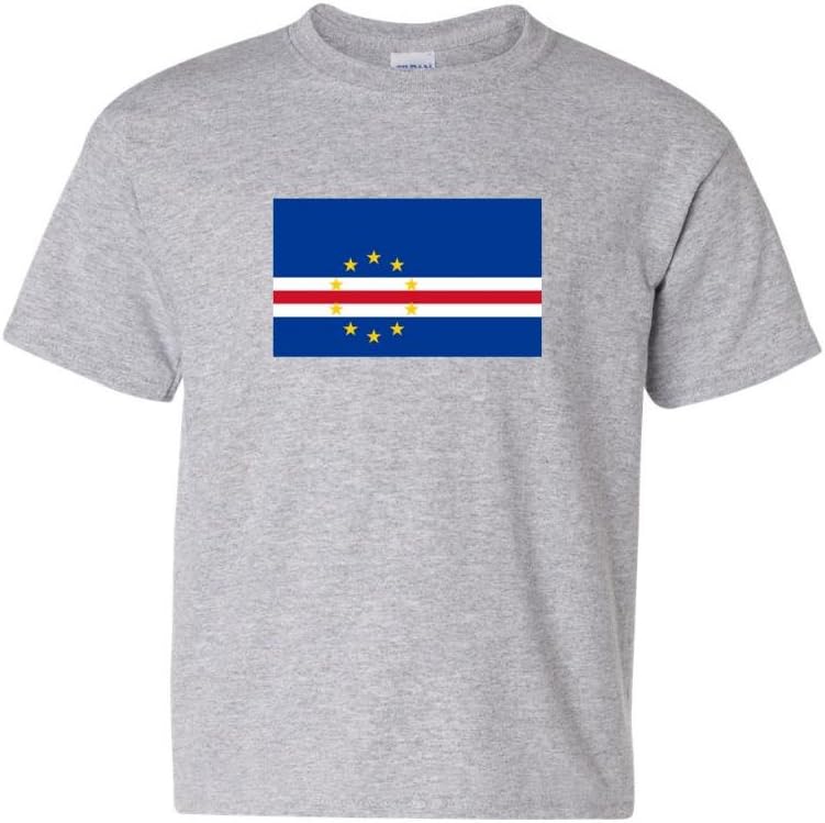 Cape Verde Country Flag DT Novelty Youth Kids T-Shirt Tee