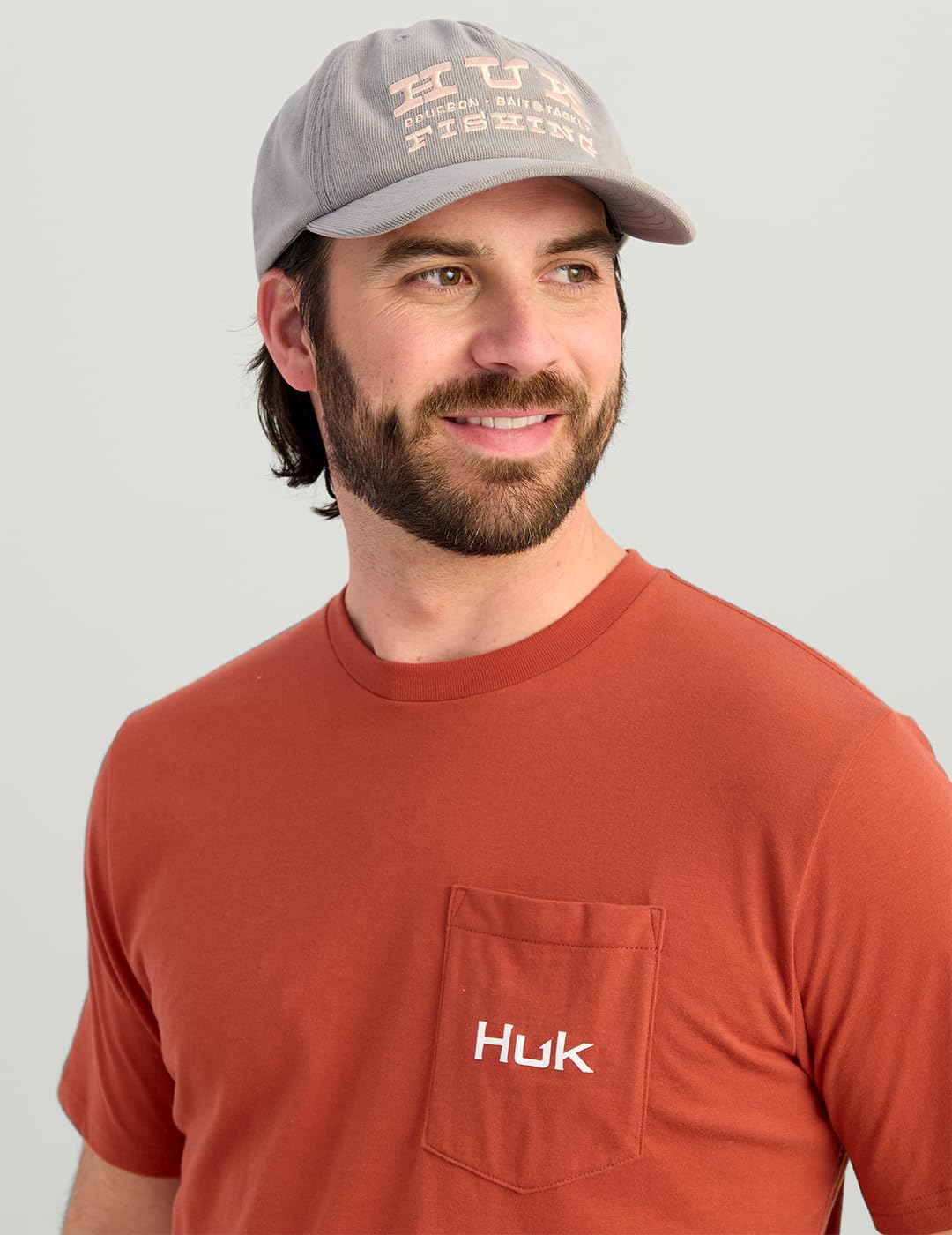 HUK Mens Kc Scott Pocket Tee, Comfortable Performance Fishing Short Sleeve T-Shirt with Chest Pocket - Image 3