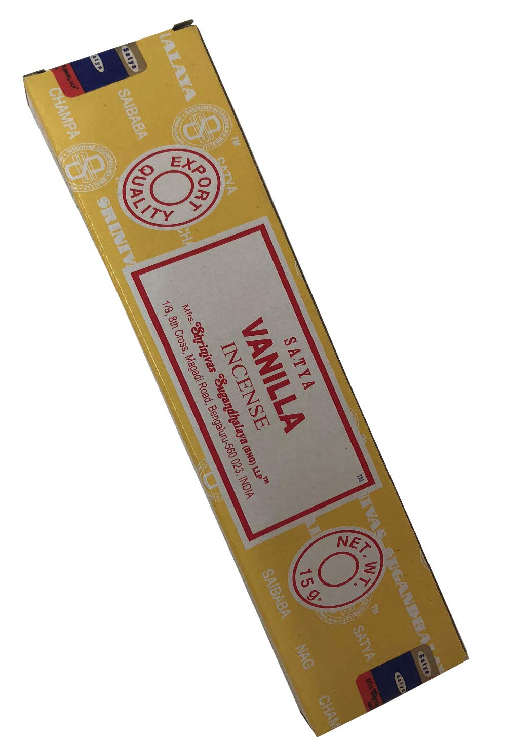 Satya Sai Baba Nag Champa - Vanilla Incense Stick - Pack of 1 (15 Gram)