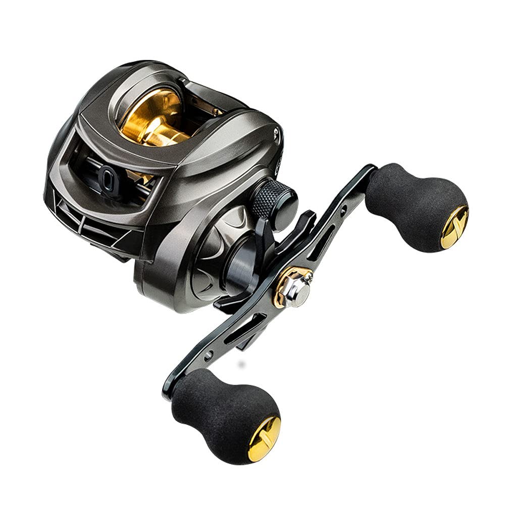Fishing Reel Casting Reel Baitcaster 7.2:1 High Speed Spinning Reel with Brake 18LB Max Drag for Right Hand