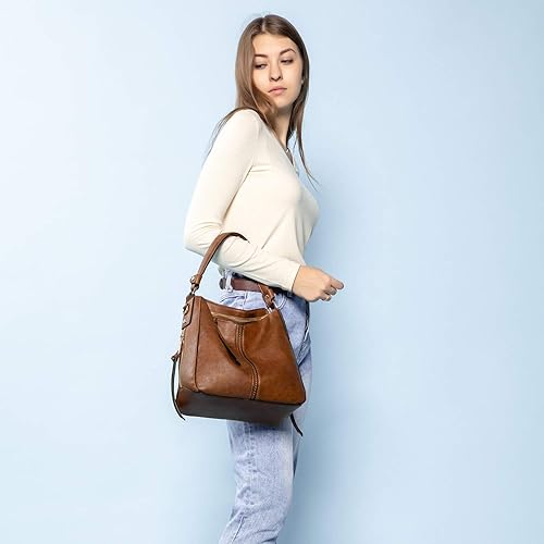 Miniatura 8 de Bolsos de mano para mujer diseño grande bolso de mano para mujer cuero sintético